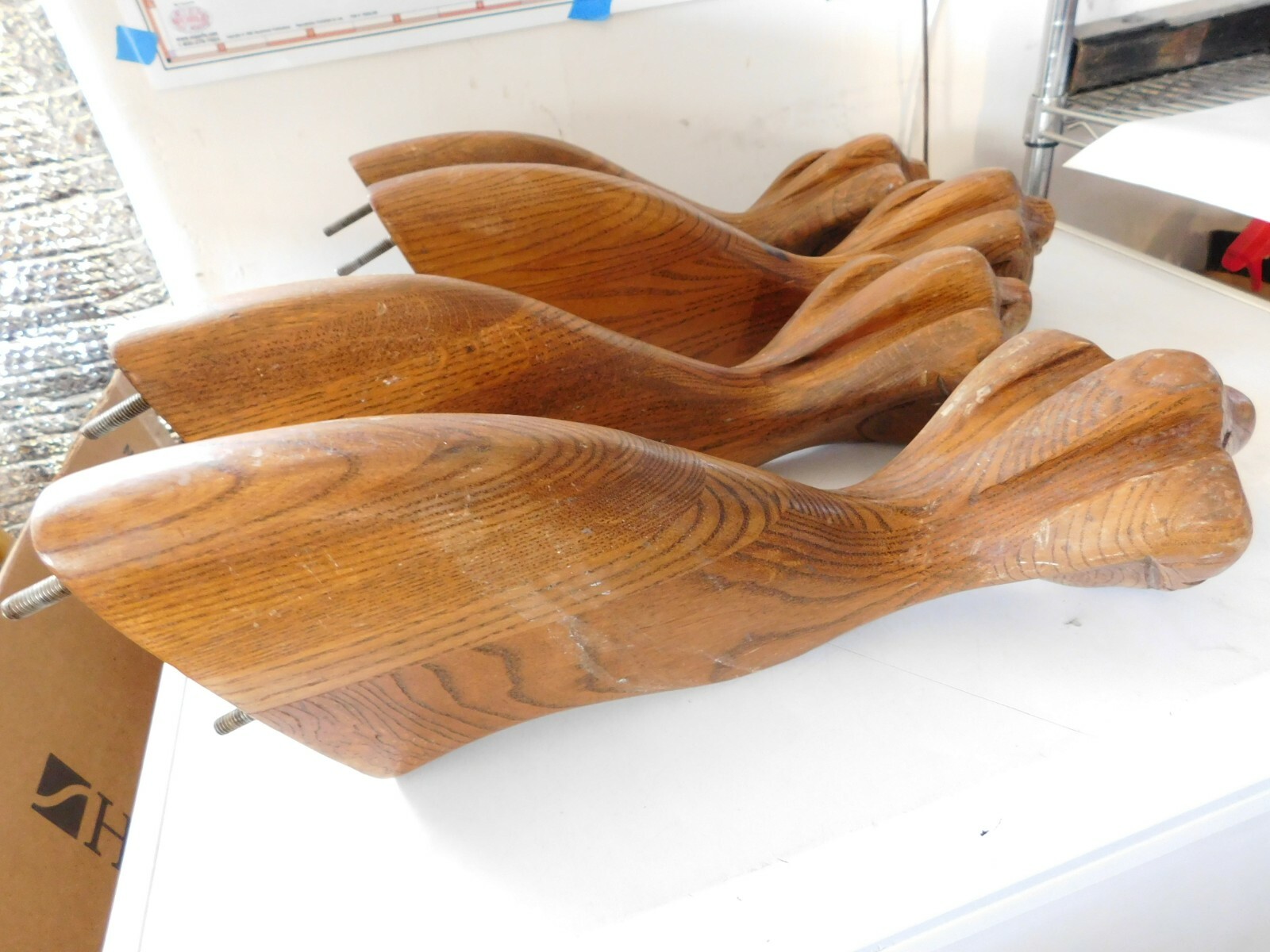 Oak Real Wood Feet Legs for Oak Table Carved Claw or Sheep faces?