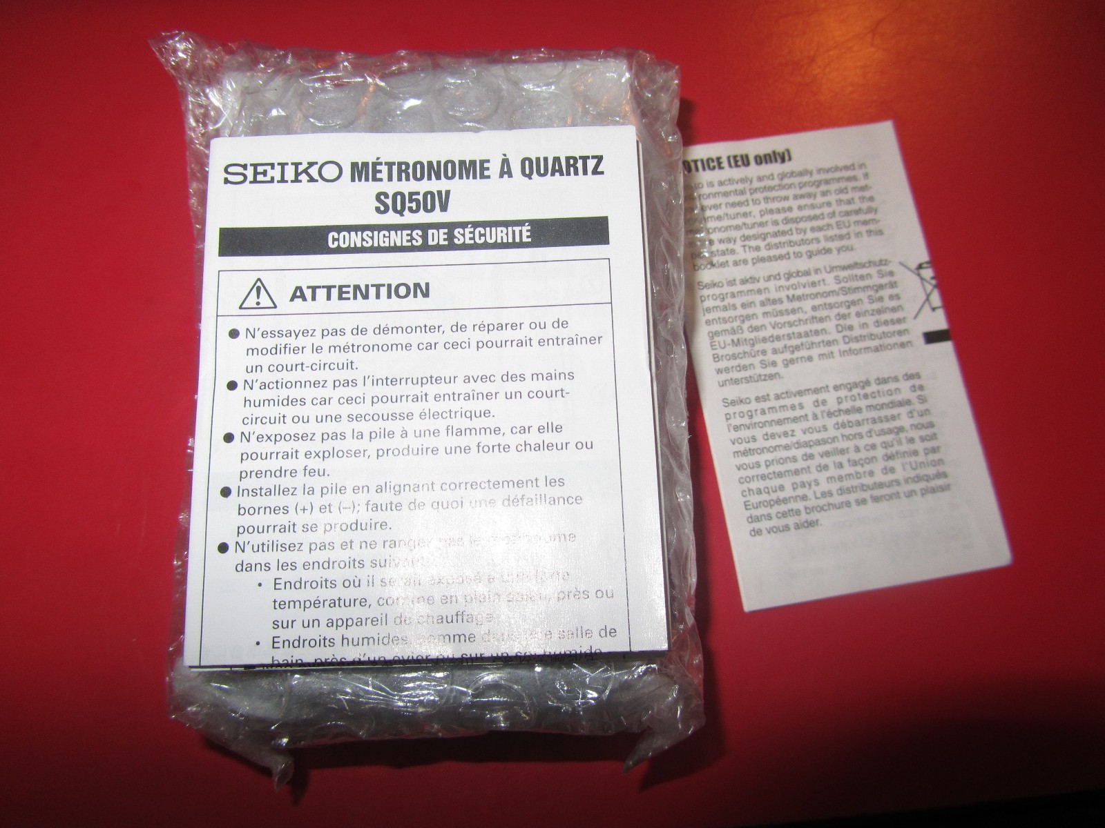 Seiko Quartz Metronome SQ 50V - NEW