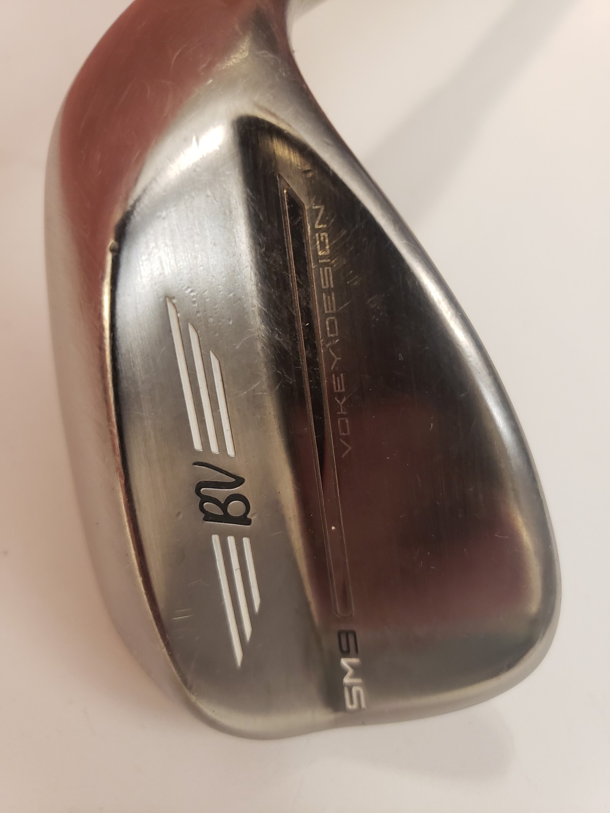 Used Titleist Vokey SM9 - Sandwedge 56* - 14* B - F Grind - Brushed Steel - RH