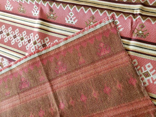 NINA CAMPBELL ~ OSBORNE & LITTLE Fabric Remnant - PARACAS - 54x35  FRANCE - $438