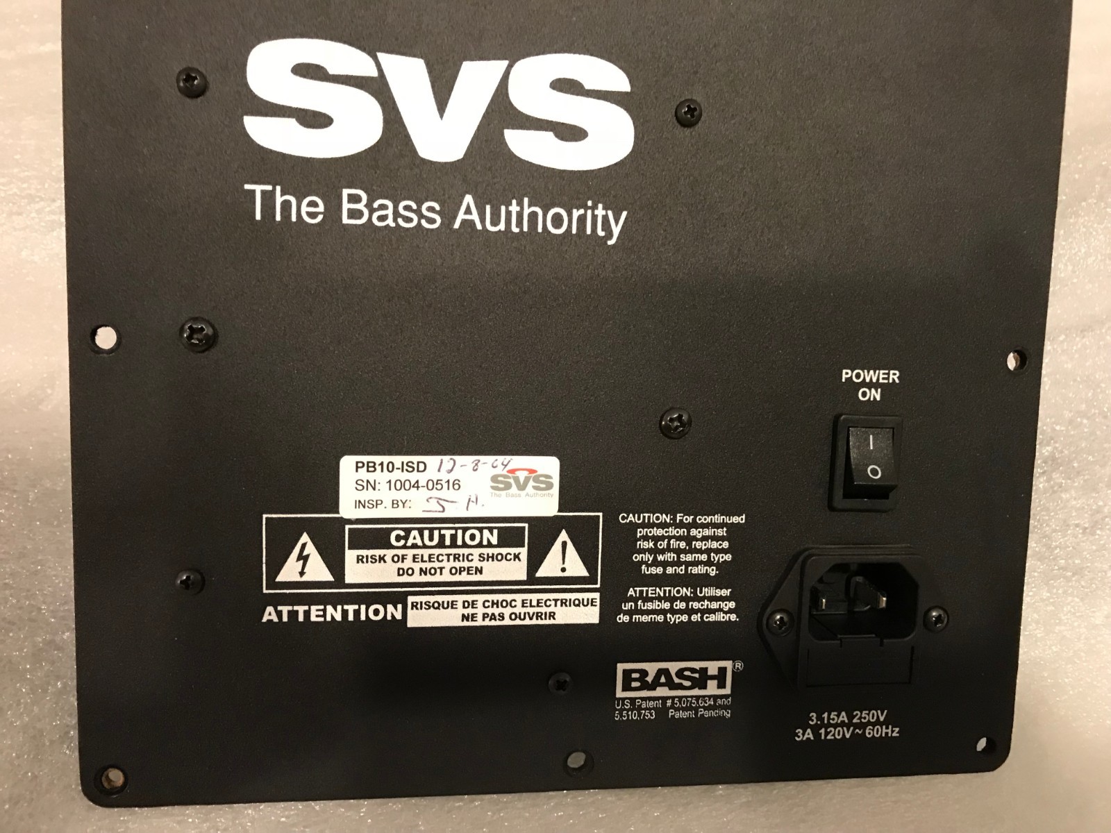 SVS PB10-ISD REPLACEMENT PLATE AMPLIFIER - REFURBISHED - 100% WORKING