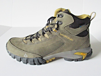 Vasque Talus Trek UltraDry Leather Hiking Backpacking Boot Olive Men Size 10