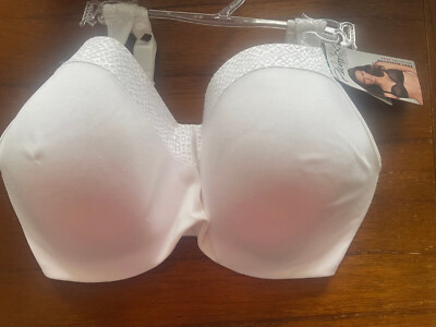 New Playtex White 4823 Secrets Shapes & Supports Balconette Bra 36B,36DDD