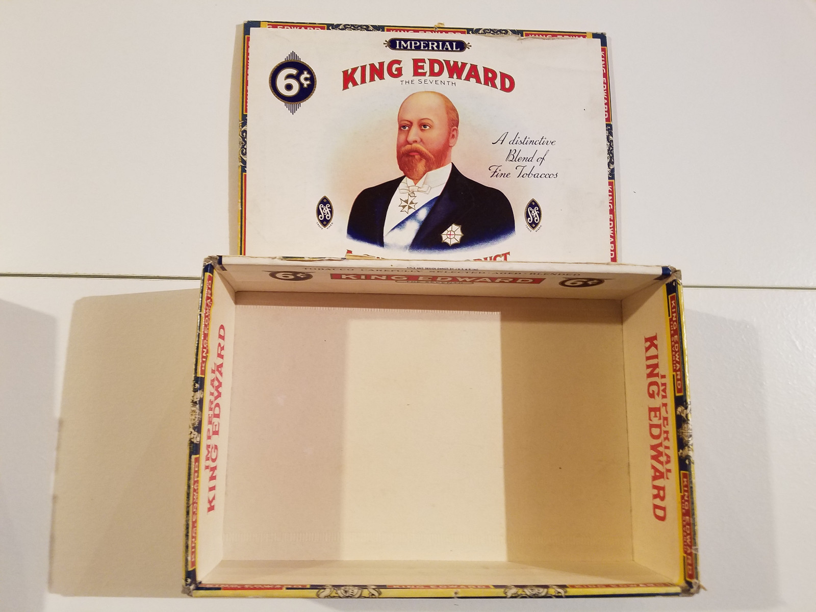 King Edward Cigar Boxes 2 One Imperial One Invincible