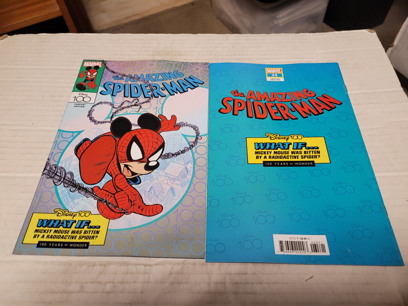 ④アメコミ ディズニー100周年（AMAZING SPIDER-MAN #35） The Amazing Spider-Man (2022) #35 | Comic Issues | Marvel