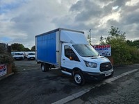 2018 ON 68 PLATE FORD TRANSIT 350 TDCI RWD TRW L4HI LWB CURTAIN SIDER ULEZ FREE