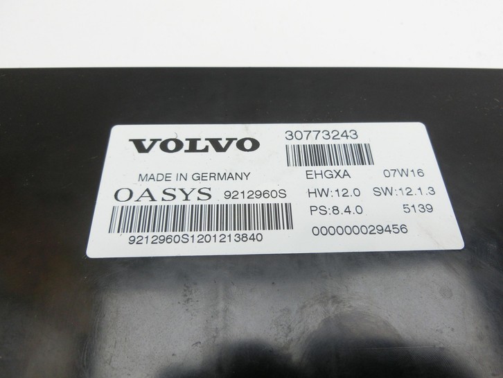 Volvo C70 542 06-09 Steuergerät ECU Modul Oasys Verdeck SG Volvo C70 542 06-09 01.06.2007 30773243 9212960S gebraucht Vorschau 2