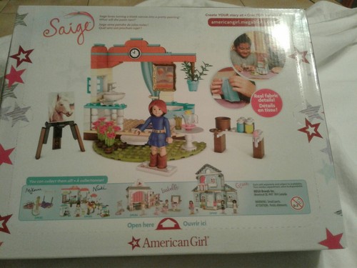 MEGA BLOKS  AMERICAN GIRL Saige's Art Studio   198 pc  NEW SEALED