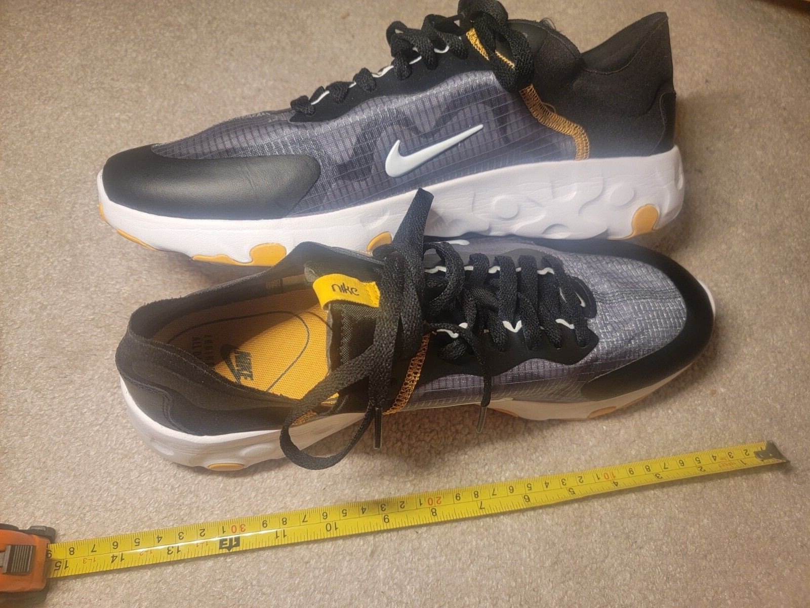 nike renew lucent 2 black and orange