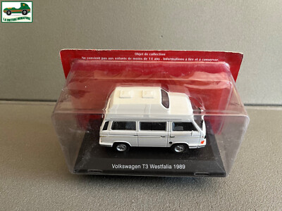 Voiture miniature Passion Camping Car Volkswagen T3 Westafalia Hachette au 1/43