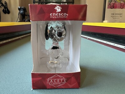 Enesco Facets Collection Peanuts Snoopy Acrylic Figurine Dept 56 NEW IN BOX 2022