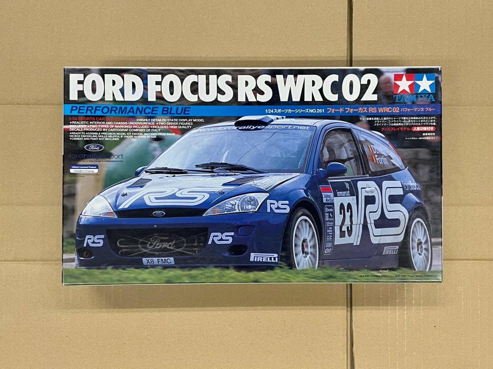 o*9様 TAMIYA FORD FOCUS RS WRC02 1/10TL-0 VERY RARE 1/24 Scale FORD FOCUS RS WRC '02 Plastic model car