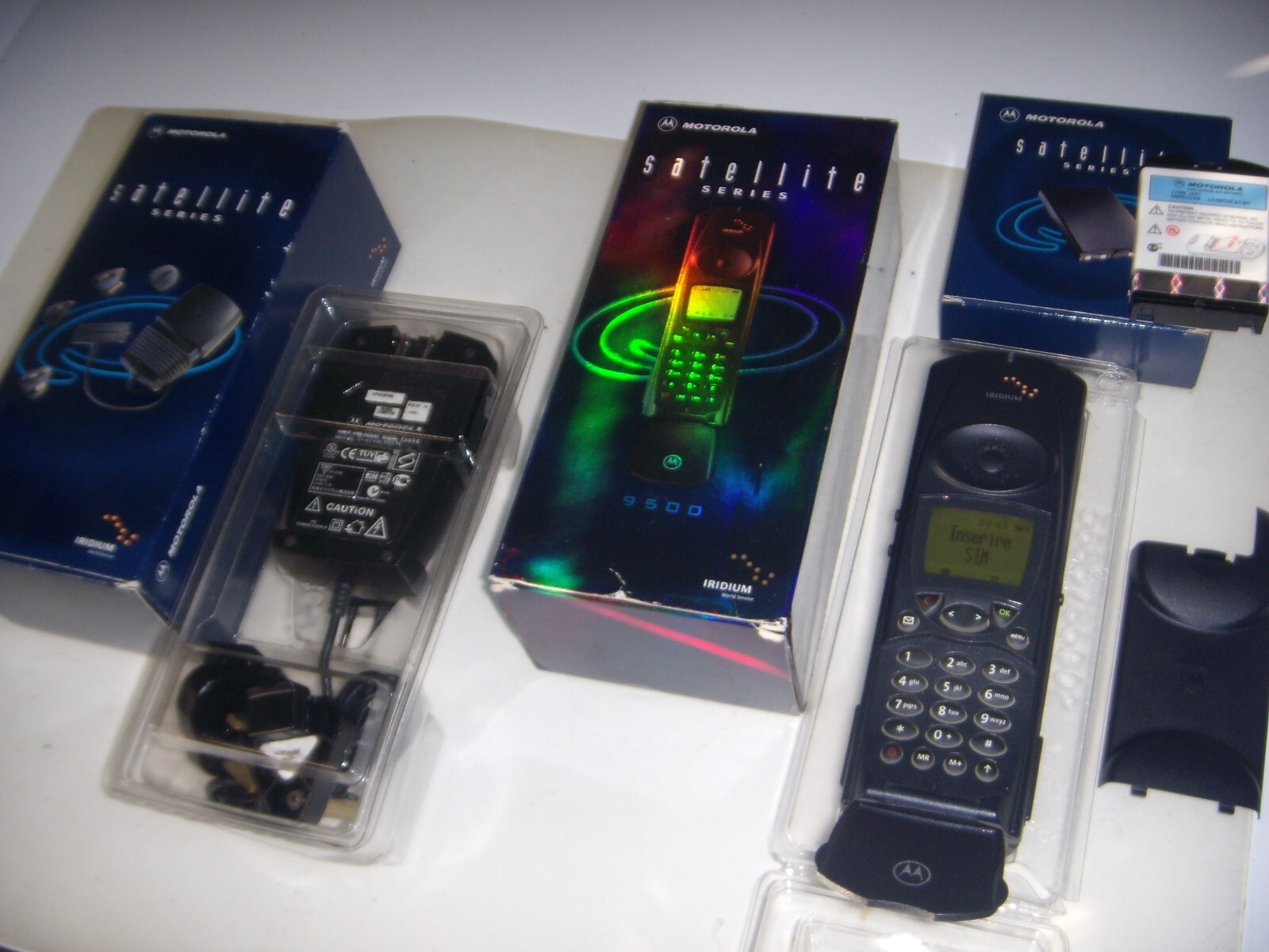 MOTOROLA IRIDIUM 9500 SATELLITE UNICO ORIGINALE 1998 +