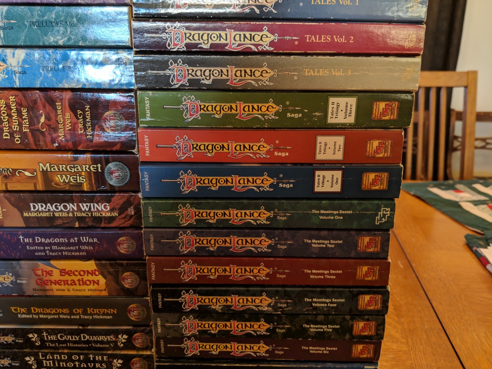 Huge Lot of 59 Dragonlance Paperbacks Multiple Complete Series GUC Fantasy Novel