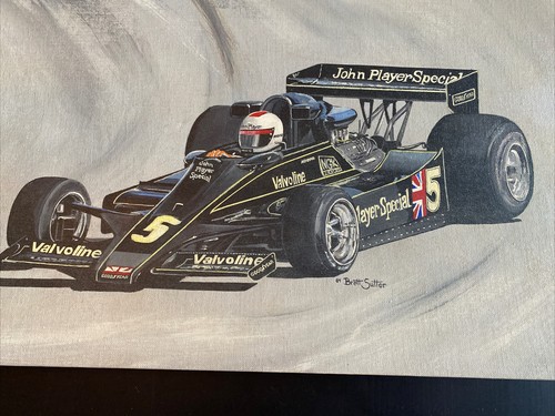 Vintage Mario Andretti John Player Special Racing Formula 1