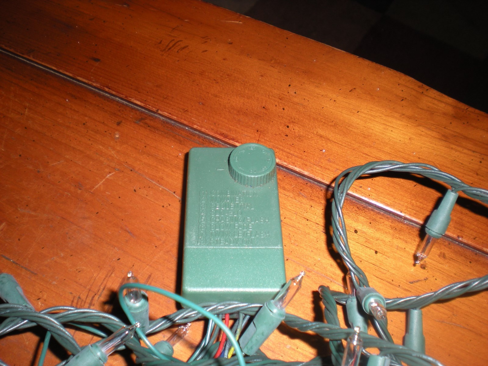 vintage christmas light set chasing multifunction lights