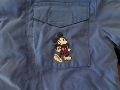 BOYS DISNEY MICKEY MOUSE BLUE ZIP UP HOODIE JACKET SIZE XXS