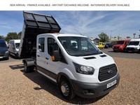 2017 Ford Transit 2.0 350 EcoBlue 1-Way Double Tipper Double Cab 4dr Diesel Manu