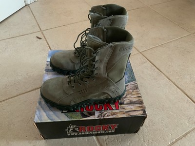 rocky s2v black steel toe