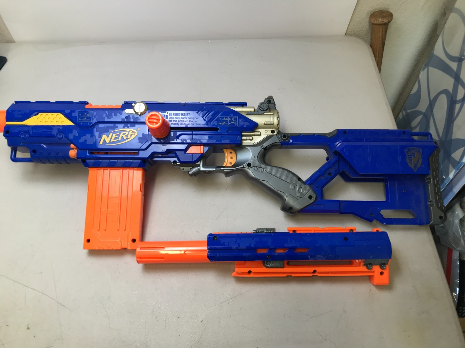 NERF ナーフ★LONG STRIKE CS-6 NERF N-Strike Icon Series Longshot CS-6: 3-in-1 Blaster with