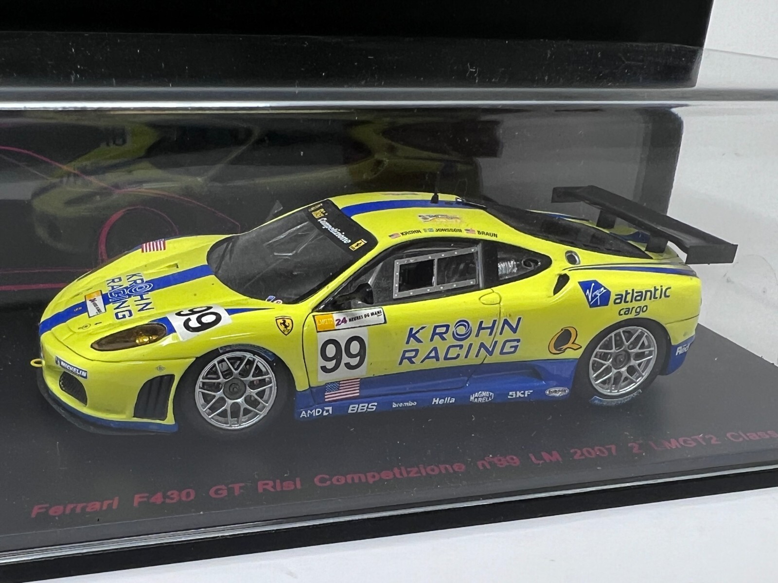 1/43 Redline Ferrari F430 GT Risi Competizione #99 LM 2007