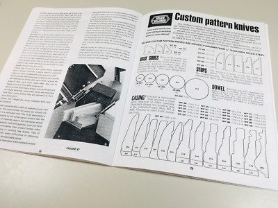FOLEY BELSAW 804 684 JOINTER PLANER MOLDER OWNERS OPERATORS MANUAL w PARTS VIEWS