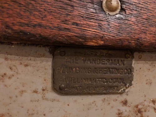 Antique VANDERMAN STRONG BOX for  Chest/Trunk! July 13, 1897