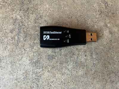 CP TECHNOLOGIES 10/100 Fast Ethernet Adapter CP-USB-RJ45M F6-4