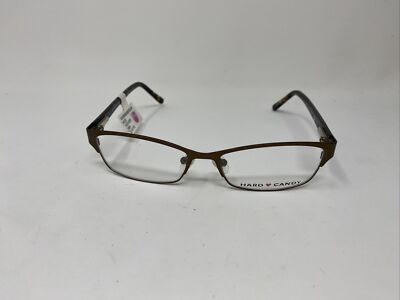 HARD CANDY HC02 BROWN TORTOISE 52/15/135 SPRING HINGE EYEGLASSES Frame !E18