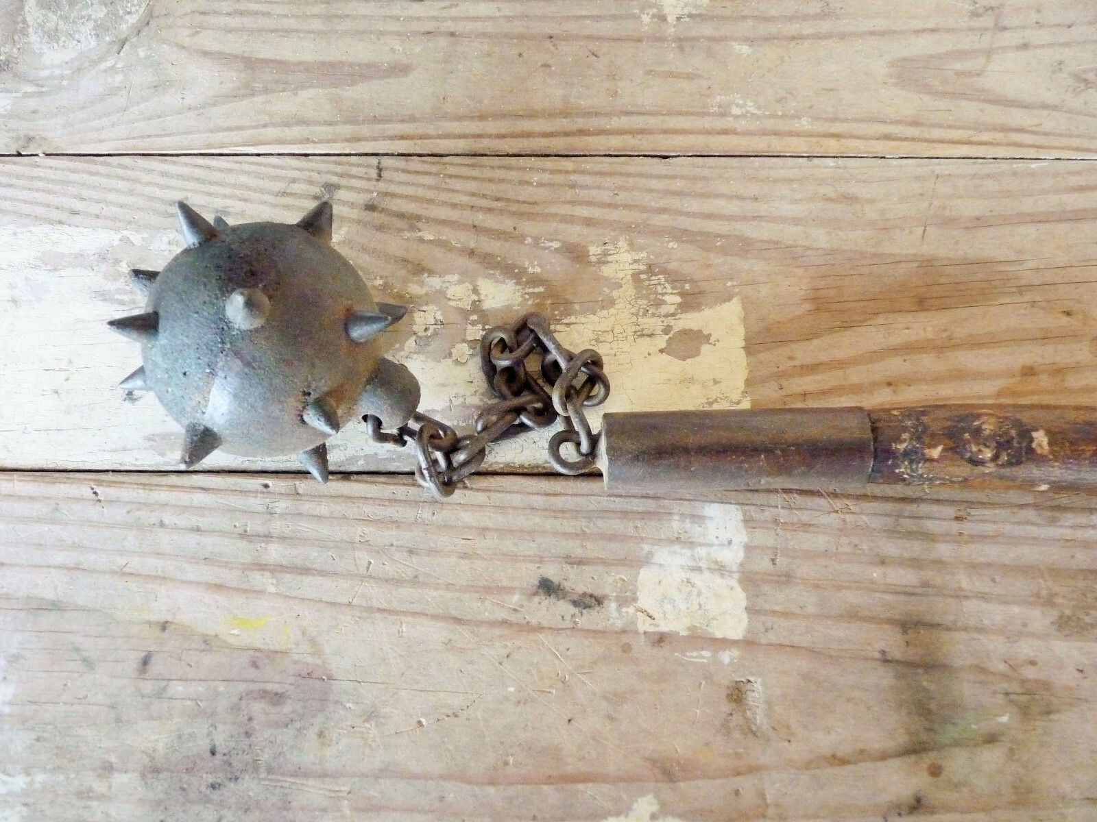 ANTIQUE MEDIEVAL  KNIGHT'S FLAIL MACE GERMAN SPANISH ITALIAN sword dagger