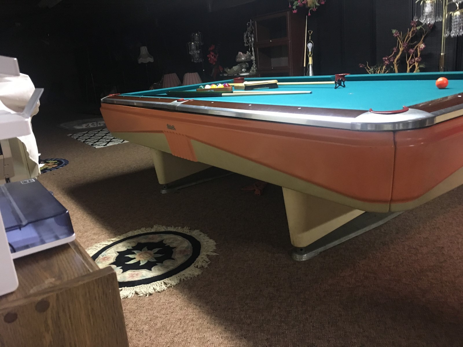 SUPER RARE BLATT Pool Table 9 ft RETRO Original