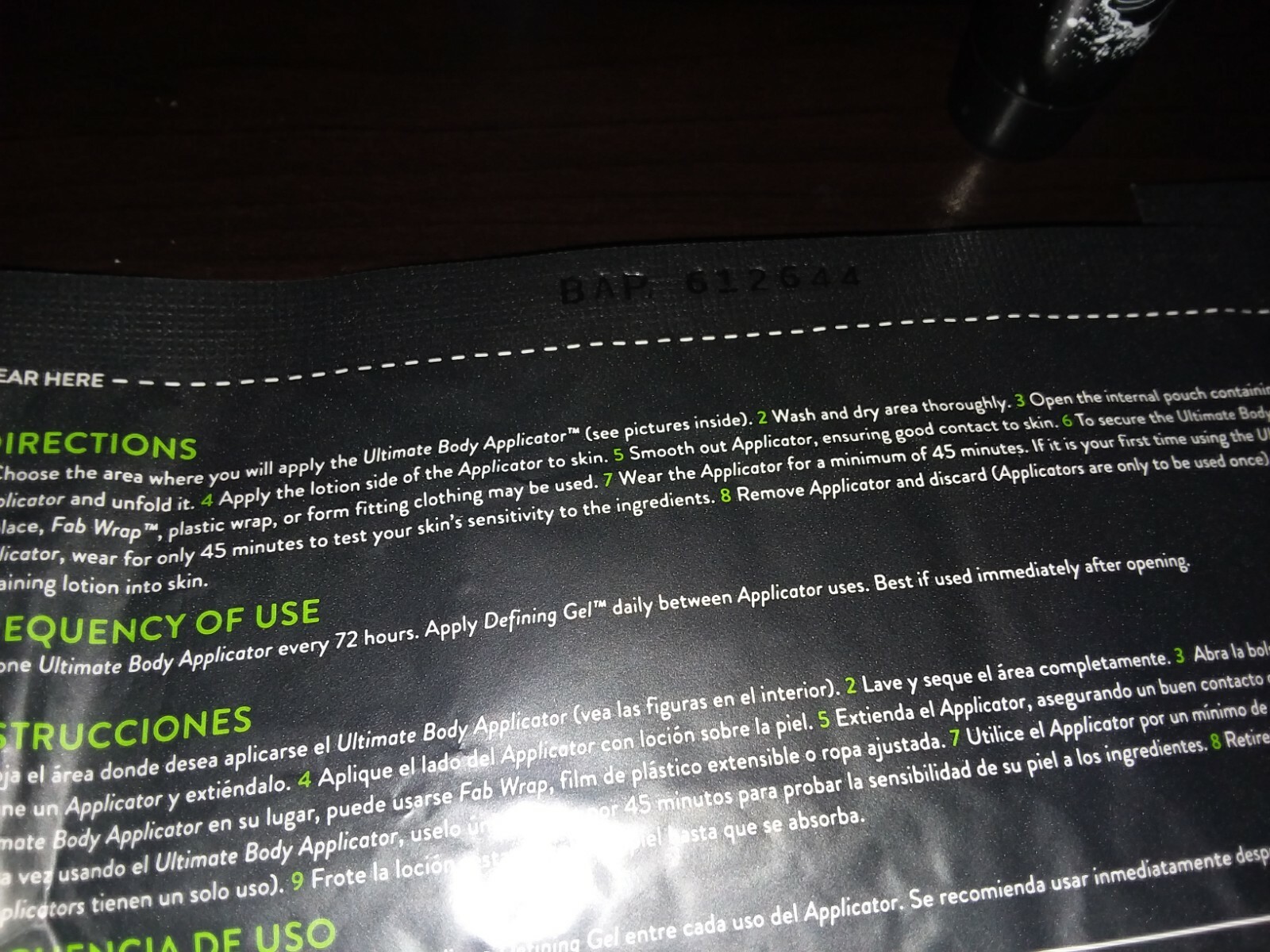 Contouring Slimming All Natural Body Wrap It Works to Firm Tone Tighten 2 wraps