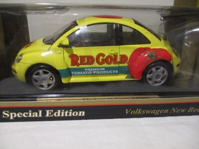 Red Gold Tomatoes Volkswagen Diecast 1:18 - Maisto Limited Edition, In Box, 2000