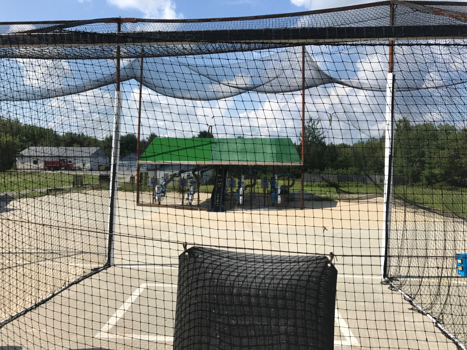 Batting cage jugs 4 station pitching unit all complete