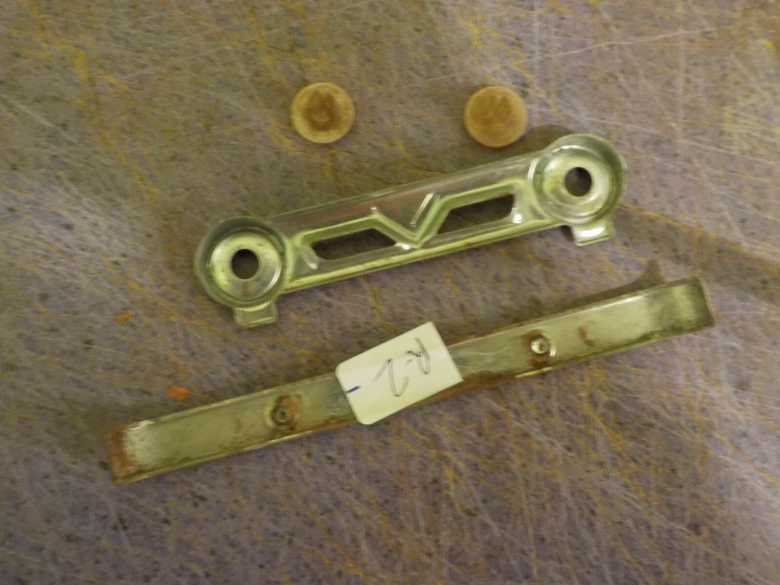 vintage tonka ford truck grill bumper 2 headlight 1954-55 for parts