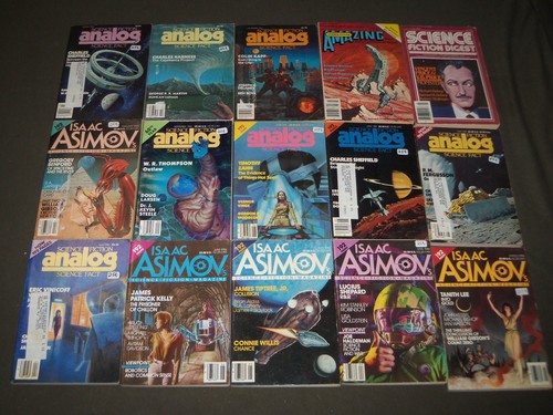 1965-1992 SCIENCE FICTION MAGAZINE LOT OF 91 - ANALOG - GALAXY - CW 6008