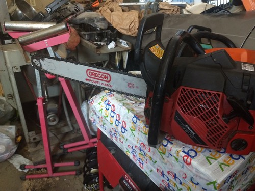 Barely used JONSERED CS 2172 professional chainsaw