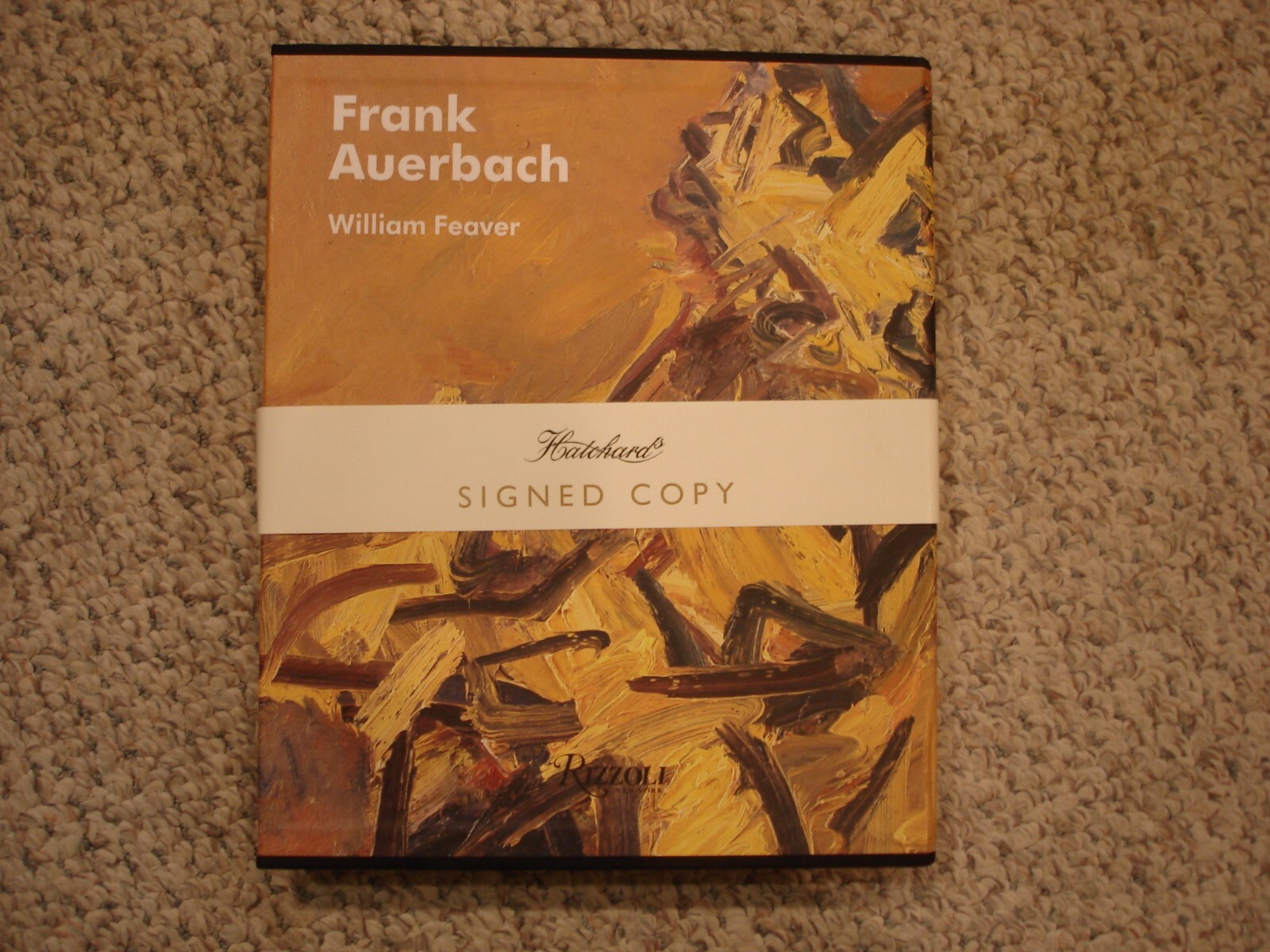 アート・デザイン・音楽 FRANK AUERBACH - WILLIAN FEAVER Frank Auerbach William Feaver Hardcover w/slipcase & band
