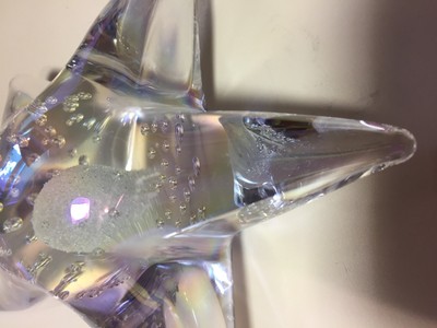 Art Glass Star Paperweight Contemporary by Silvestri