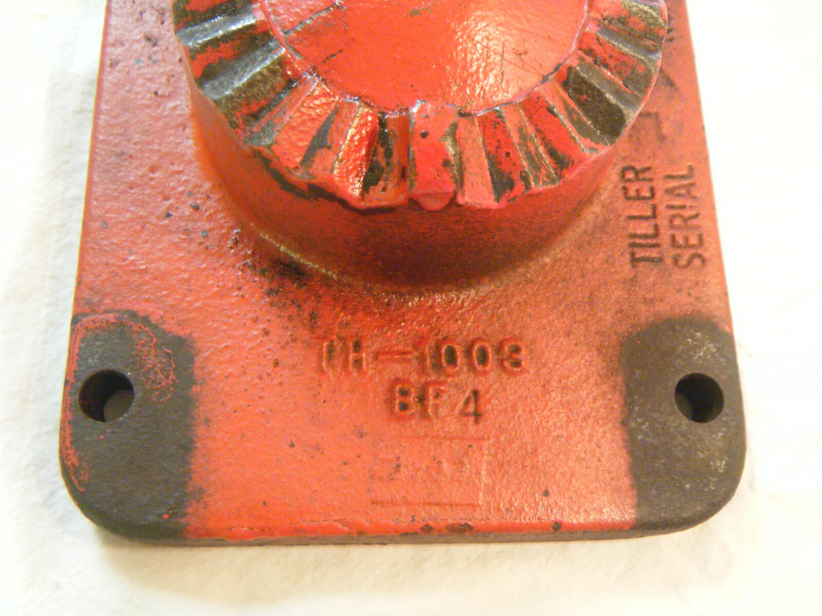 Troy-Bilt Horse Tiller Transmission Cover PN#1003 w. Neutral plunger, spring