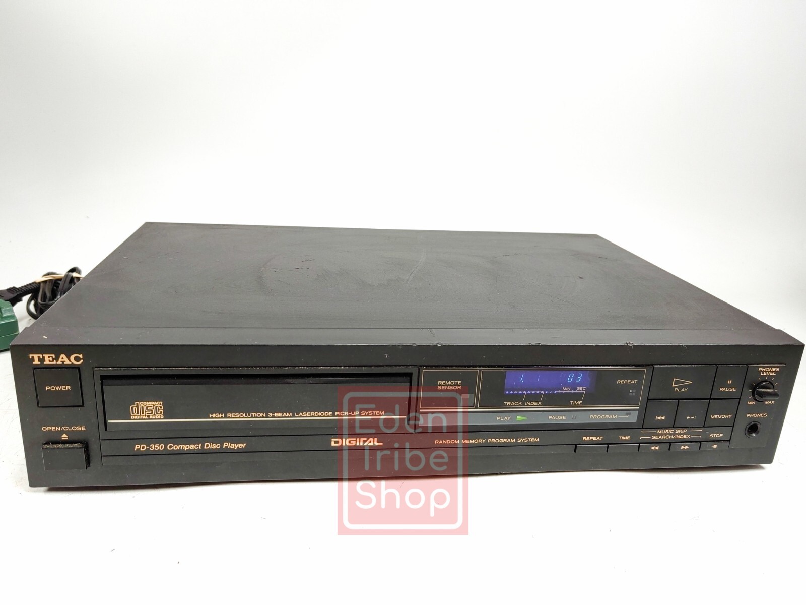 Vintage Teac PD-350 Compact CD Disc Player Compact Disc Rare