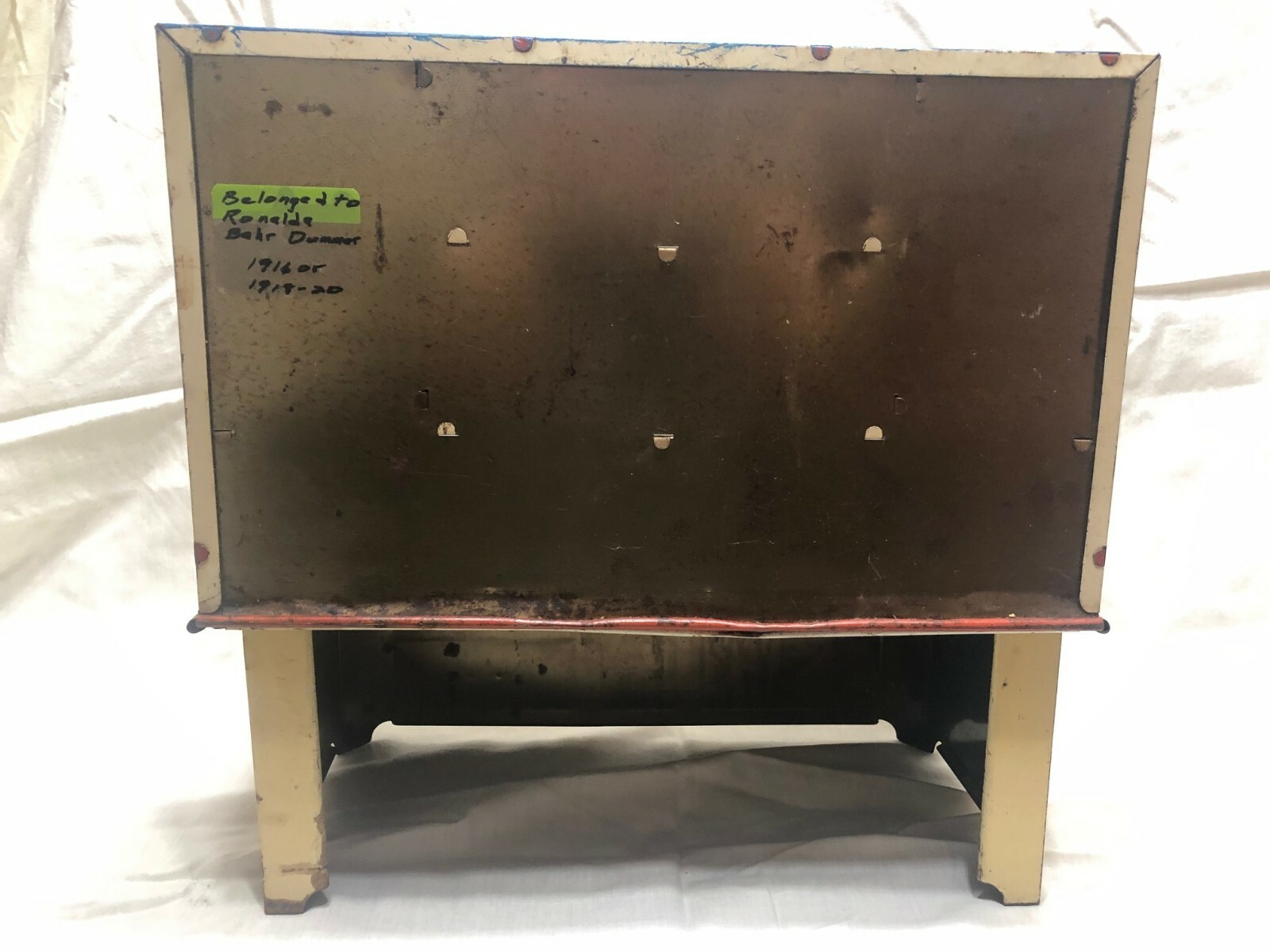 Vintage Wolverine Kitchen Cabinet Blue & Creme