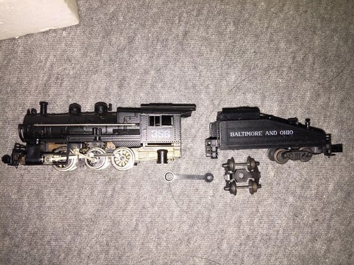 Minitrix N Scale 2919 Locomotive 386 & Tender AS FOUND Baltimore And Ohio in BOX