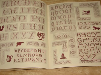 Laura J Conley Alphabets & Borders Cross Stitch Charts