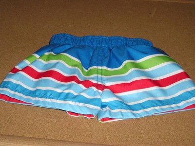 Elmo Sesame Street Boys Swim Trunks Size 0/3M Elmo Oscar Cookie Monster NEW CUTE