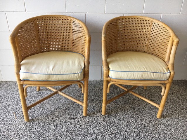 Cane chairs (2) | Outdoor Dining Furniture | Gumtree Australia Brisbane