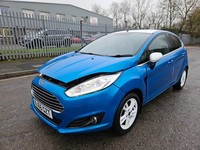 2016 66 FORD FIESTA 1.0 EcoBoost Zetec Blue 5dr Damaged Salvage