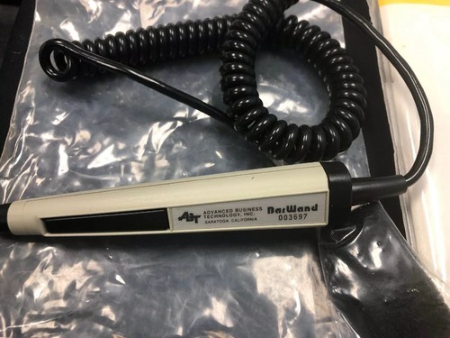 NEW Vtg 1980 ABT Apple the BarWand bar code reader 16 pin instructions floppy