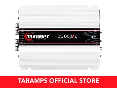 Taramps DS 800X2 800 watts 2 Ohms Amplifier Class D 2 Channel - by Taramps