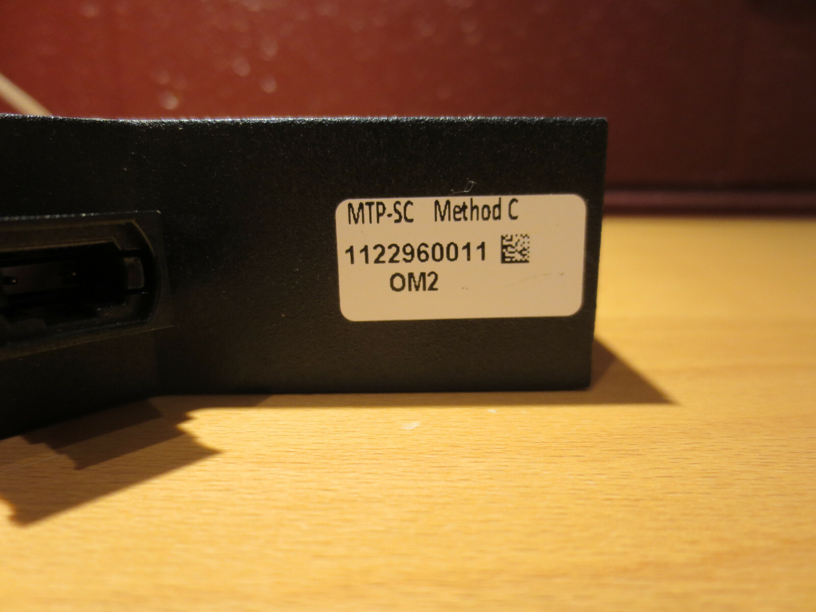 2 Leviton Fiber Cassettes MTP to SC Method C OM2 opt-x 12 fiber